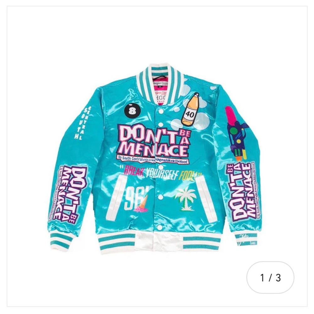 Don’t be a menace to society South Central Jacket XL in kids new with tags